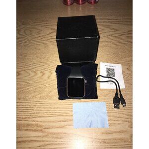 Smart Watch Phone Black Silver with Accessories